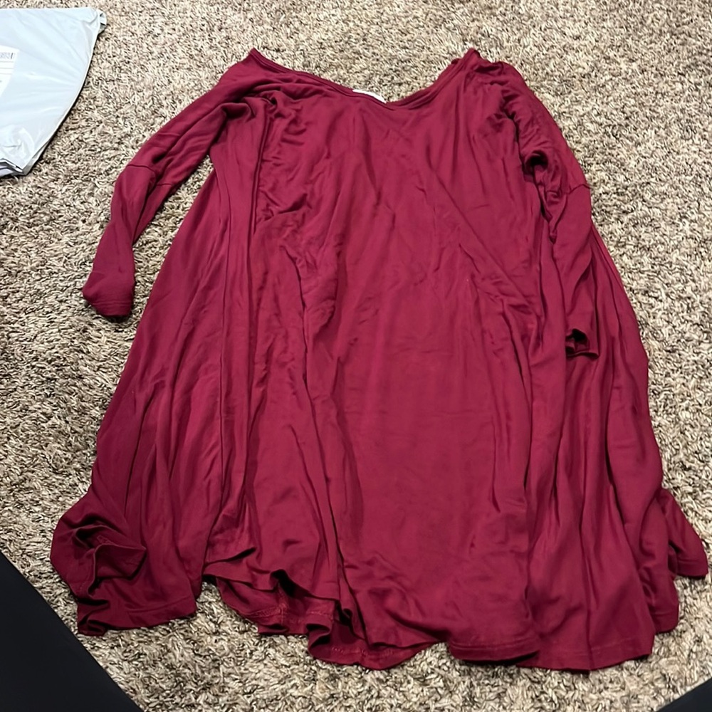 Maroon dress